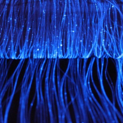 ORGANZA BLACK FABRIC (LUMINOUS FIBER OPTIC FABRIC)